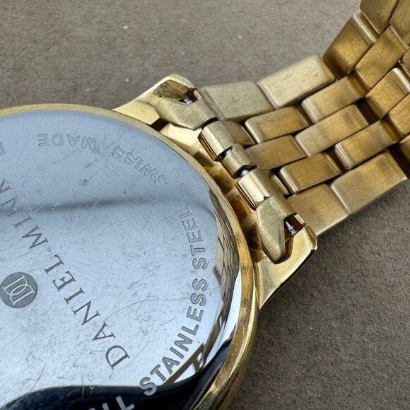 Stunning vintage Daniel Mink Swiss made luxury watch elegantly styled mans watch - Picture 6 of 8